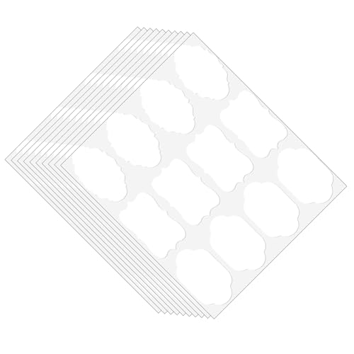 Selbstkleberpapier Etikett Aufkleber 120pcs Aufbewahrungsbox Etiketten Für Geschenknotiz Gläser Handwerk Und Hausgemachte Kreation von CeaBulo