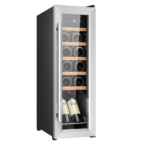 Cecotec Bolero Grandsommelier 1250 Coolwood Compressor, 12 Flaschen, LED-Beleuchtung, einstellbare Temperatur: zwischen 8 und 18 °C, LED-Display, Touchscreen Cecotec Bolero Grandsommelier 1250 Coolwood Compressor, 12 Flaschen, LED-Beleuchtung, einstellbare Temperatur: zwischen 8 und 18 °C, LED-Display, Touchscreen von Cecotec