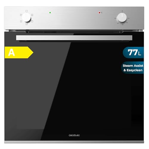 Cecotec Einbaubackofen Multifunktional Konventionell 77L Bolero Hexa C126001 Line A. 2800W, 5 Funktionen, Niedriger Verbrauch, Innenbeleuchtung, Steam Assist, Steam EasyClean, Kalte Tür mit 2 Gläsern Cecotec Einbaubackofen Multifunktional Konventionell 77L Bolero Hexa C126001 Line A. 2800W, 5 Funktionen, Niedriger Verbrauch, Innenbeleuchtung, Steam Assist, Steam EasyClean, Kalte Tür mit 2 Gläsern von Cecotec