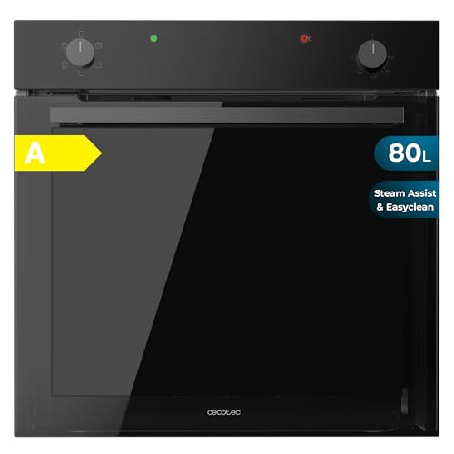 Cecotec Einbaubackofen Multifunktional Konventionell 80L Bolero Hexa C126400 Glass Black. 2800W, 5 Funktionen, Niedriger Verbrauch, Innenbeleuchtung, Steam Assist, Steam EasyClean, Kalte Tür 2 Gläsern Cecotec Einbaubackofen Multifunktional Konventionell 80L Bolero Hexa C126400 Glass Black. 2800W, 5 Funktionen, Niedriger Verbrauch, Innenbeleuchtung, Steam Assist, Steam EasyClean, Kalte Tür 2 Gläsern von Cecotec
