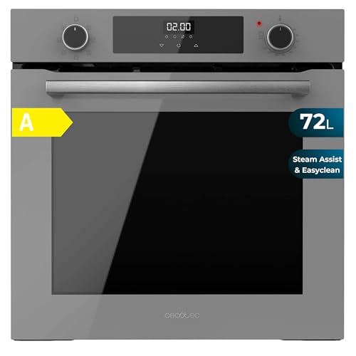 Cecotec Bolero Hexa M226000 Multifunktionsofen, integrierbar, 60 cm, Glass Grey A. 2800 W, 72 l, 7 Funktionen, Grillmodus, Fan Assisted Grill, Konvektionsmodus, Defrost, Steam Base X2, Steam EasyClean Cecotec Bolero Hexa M226000 Multifunktionsofen, integrierbar, 60 cm, Glass Grey A. 2800 W, 72 l, 7 Funktionen, Grillmodus, Fan Assisted Grill, Konvektionsmodus, Defrost, Steam Base X2, Steam EasyClean von Cecotec