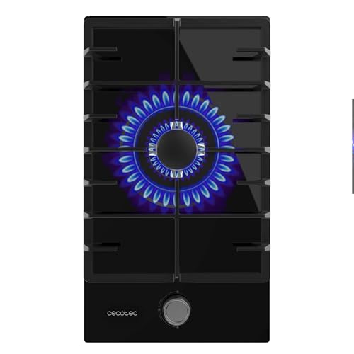 Cecotec Butan- und Erdgas-Kochfeld 1 Flamme Bolero Squad G 1200F Glass Black. 3500W, Schwarzes Glas, Vollgusseisenroste, WOK-Brenner mit Dreifachkrone, Elektrische Zündung, Sicherheitssystem Cecotec Butan- und Erdgas-Kochfeld 1 Flamme Bolero Squad G 1200F Glass Black. 3500W, Schwarzes Glas, Vollgusseisenroste, WOK-Brenner mit Dreifachkrone, Elektrische Zündung, Sicherheitssystem von Cecotec