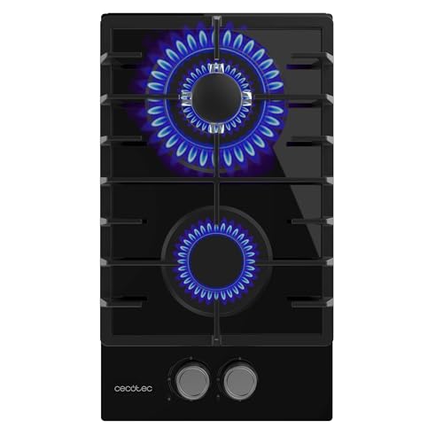 Cecotec Butan- und Erdgas-Kochfeld 2 Flammen Bolero Squad G 2200F Glass Black. 5250W, Schwarzes Glas, Vollgusseisenroste, WOK-Brenner mit Dreifachkrone, Elektrische Zündung, Sicherheitssystem Cecotec Butan- und Erdgas-Kochfeld 2 Flammen Bolero Squad G 2200F Glass Black. 5250W, Schwarzes Glas, Vollgusseisenroste, WOK-Brenner mit Dreifachkrone, Elektrische Zündung, Sicherheitssystem von Cecotec