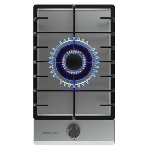 Cecotec Butan- und Erdgas-Kochfeld 1 Flamme Bolero Squad G 1200F Inox. 3500W, Edelstahl, Vollgusseisenroste, WOK-Brenner mit Dreifachkrone, Elektrische Zündung, Sicherheitssystem Cecotec Butan- und Erdgas-Kochfeld 1 Flamme Bolero Squad G 1200F Inox. 3500W, Edelstahl, Vollgusseisenroste, WOK-Brenner mit Dreifachkrone, Elektrische Zündung, Sicherheitssystem von Cecotec