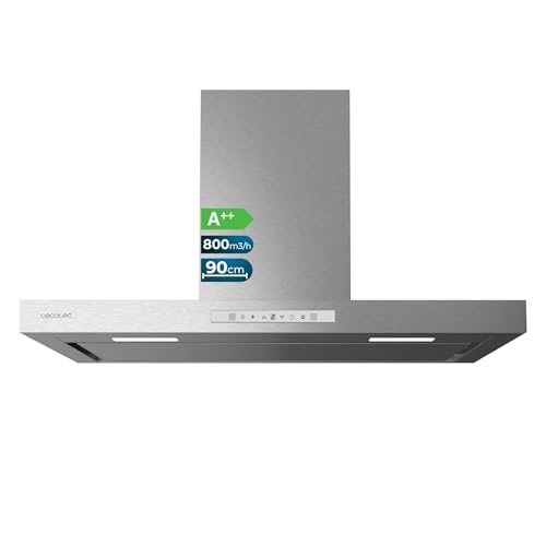 Cecotec Dunstabzugshaube 90 cm Typ T Bolero Flux TT 908000 Slim Glass White A++. 210 W, Saugleistung 800 m³/h, 3 Leistungsstufen, Touch-Display, Kohlenstofffilter Ø176, Bewegungssteuerung Cecotec Dunstabzugshaube 90 cm Typ T Bolero Flux TT 908000 Slim Glass White A++. 210 W, Saugleistung 800 m³/h, 3 Leistungsstufen, Touch-Display, Kohlenstofffilter Ø176, Bewegungssteuerung von Cecotec