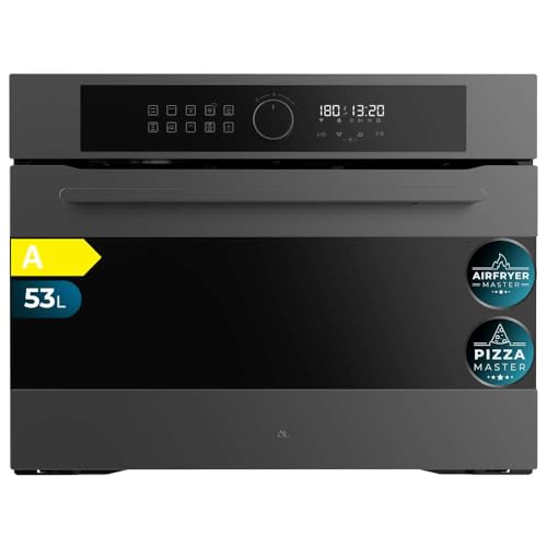 Cecotec Einbaubackofen Multifunktionsfähig mit 53L Bolero Hexa AF314500 Matt A. 2900W, 11 Funktionen mit Airfryer Master, Pizza Master, Steam Asisst, Steam EasyClean, 3D cooking, Defrost. Cecotec Einbaubackofen Multifunktionsfähig mit 53L Bolero Hexa AF314500 Matt A. 2900W, 11 Funktionen mit Airfryer Master, Pizza Master, Steam Asisst, Steam EasyClean, 3D cooking, Defrost. von Cecotec