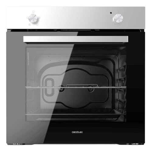 Cecotec Einbauofen Bolero Hexa C126000 Inox A. 2800 W, 77 L Kapazität, 4 Funktionen, Steam Assist, Steam EasyClean, Cooling Fan, Triple Glass, Energieeffizienzklasse A, Innenbeleuchtung von Cecotec