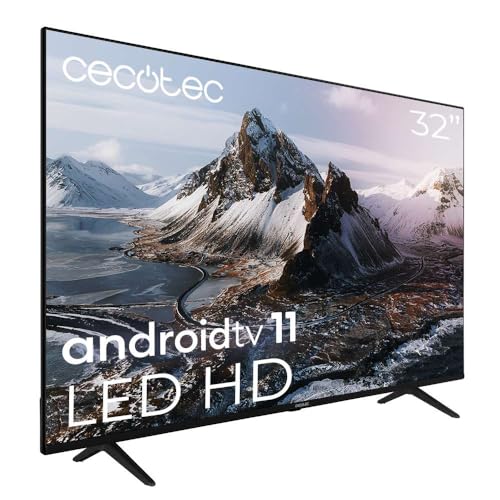 Cecotec Fernseher LED 32" Smart TV LED a3 Serie ALH30032s. Full HD, Android 11, Rahmenloses Design, MEMC, Dolby Vision und Dolby Atmos, HDR10, 2 Lautsprecher mit 10W Cecotec Fernseher LED 32" Smart TV LED a3 Serie ALH30032s. Full HD, Android 11, Rahmenloses Design, MEMC, Dolby Vision und Dolby Atmos, HDR10, 2 Lautsprecher mit 10W von Cecotec