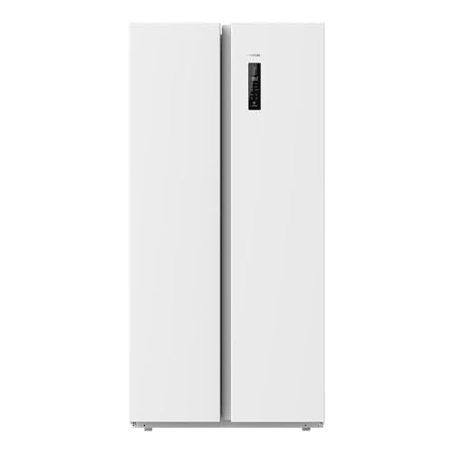 Cecotec Frigorífico Americano 2 Puertas Bolero CoolMarket SBS 430 White E. Side by Side de 430 L, Altura 176 cm y 84 cm Ancho, Sistema Multi Air Flow, Total No Frost, Motor Inverter Plus von Cecotec