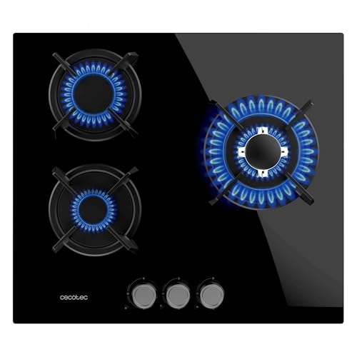 Cecotec Gasherd Bolero Squad G 3200S Glass Black, 6250W, 3 Brenner, schwarzes Glas, Gusseisenroste, Triple-Crown WOK-Brenner, elektrische Zündung, Sicherheitsventilsystem Cecotec Gasherd Bolero Squad G 3200S Glass Black, 6250W, 3 Brenner, schwarzes Glas, Gusseisenroste, Triple-Crown WOK-Brenner, elektrische Zündung, Sicherheitsventilsystem von Cecotec
