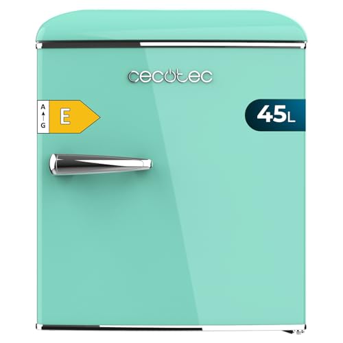 Cecotec Kleiner Kühlschrank - Retro-Tischkühlschrank 45L Bolero CoolMarket TT Origin 45 Green E. 55cm hoch und 44,7cm breit, Energieeffizienzklasse E, Icebox und verchromter Griff, Grün Cecotec Kleiner Kühlschrank - Retro-Tischkühlschrank 45L Bolero CoolMarket TT Origin 45 Green E. 55cm hoch und 44,7cm breit, Energieeffizienzklasse E, Icebox und verchromter Griff, Grün von Cecotec