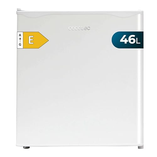 Cecotec Mini-Kühlschrank - Minibar 46L GrandCooler 20000 L SilentCompress White E, Höhe 48,7 cm, Breite 48 cm, geringer Verbrauch, reversible Tür, zyklischer Betrieb, weiß Cecotec Mini-Kühlschrank - Minibar 46L GrandCooler 20000 L SilentCompress White E, Höhe 48,7 cm, Breite 48 cm, geringer Verbrauch, reversible Tür, zyklischer Betrieb, weiß von Cecotec