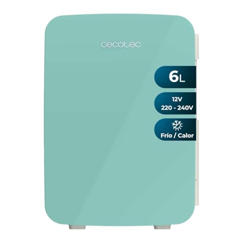 Cecotec Mini-Kühlschrank mit 6 l, Bolero MiniCooling Bahamas Mint, 12V-220V, kompatibel mit Autos und Wohnmobilen, 7 bis 65°C, Kühl- und Heizfunktion, leicht zu transportieren Cecotec Mini-Kühlschrank mit 6 l, Bolero MiniCooling Bahamas Mint, 12V-220V, kompatibel mit Autos und Wohnmobilen, 7 bis 65°C, Kühl- und Heizfunktion, leicht zu transportieren von Cecotec