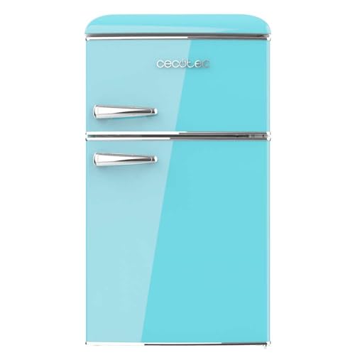 Cecotec Mini Retro Kühlschrank 2 Türen 85 L Bolero CoolMarket 2D Origin 86 Blau. Mini-Kühlschrank, LED-Innenbeleuchtung, Chromgriff, Glasablagen, Flaschenöffner, Blau. Cecotec Mini Retro Kühlschrank 2 Türen 85 L Bolero CoolMarket 2D Origin 86 Blau. Mini-Kühlschrank, LED-Innenbeleuchtung, Chromgriff, Glasablagen, Flaschenöffner, Blau. von Cecotec