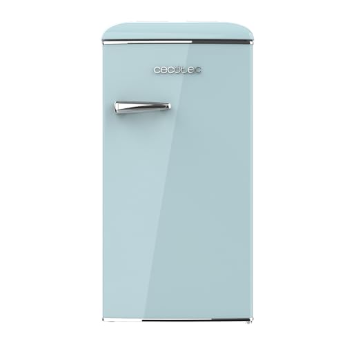 Cecotec Mini Retro Kühlschrank mit 90 L Bolero CoolMarket TT Origin 90 Blau. Mini-Kühlschrank mit ICEBOX, LED-Innenbeleuchtung, Chromgriff, Flaschenöffner, Vintage-Stil in Blau. Cecotec Mini Retro Kühlschrank mit 90 L Bolero CoolMarket TT Origin 90 Blau. Mini-Kühlschrank mit ICEBOX, LED-Innenbeleuchtung, Chromgriff, Flaschenöffner, Vintage-Stil in Blau. von Cecotec