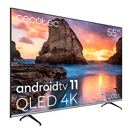 Cecotec Televisor QLED 55" Smart TV V1 Series VQU10055. 4K UHD, Android 11 von Cecotec