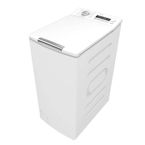 Cecotec Toplader-Waschmaschine 8 kg Bolero DressCode Top Max 80 Inverter A. 1900W, programmierbare 1300 U/min, 16 Programme, niedriger Energieverbrauch, Inverter Plus Motor, Dampfreinigung, DelayStart von Cecotec