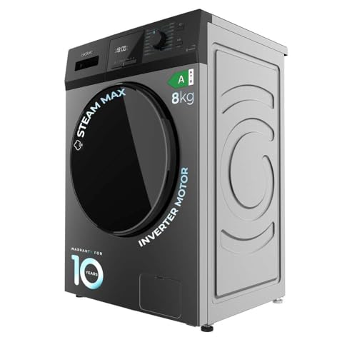 Cecotec Waschmaschine 8 kg Bolero DressCode 8410 Inverter Steel A Essential, 1900W, einstellbare 1400 rpm, 16 Programme, Inverter Plus Motor, niedriger Verbrauch, Dampf, Kleidung Sterilisation Cecotec Waschmaschine 8 kg Bolero DressCode 8410 Inverter Steel A Essential, 1900W, einstellbare 1400 rpm, 16 Programme, Inverter Plus Motor, niedriger Verbrauch, Dampf, Kleidung Sterilisation von Cecotec