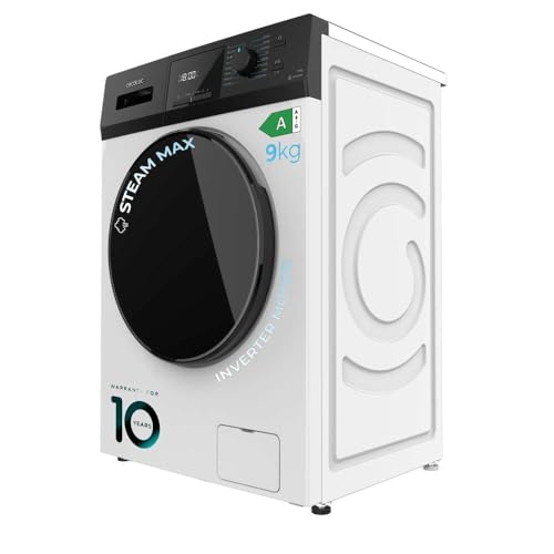 Cecotec Waschmaschine 9 kg Bolero Dresscode 9410 Inverter A Essential, 1900W, 1400 U/min, 16 Programme, Inverter-Plus-Motor, Niedriger Verbrauch, Dampf, Sterilisation der Wäsche Cecotec Waschmaschine 9 kg Bolero Dresscode 9410 Inverter A Essential, 1900W, 1400 U/min, 16 Programme, Inverter-Plus-Motor, Niedriger Verbrauch, Dampf, Sterilisation der Wäsche von Cecotec