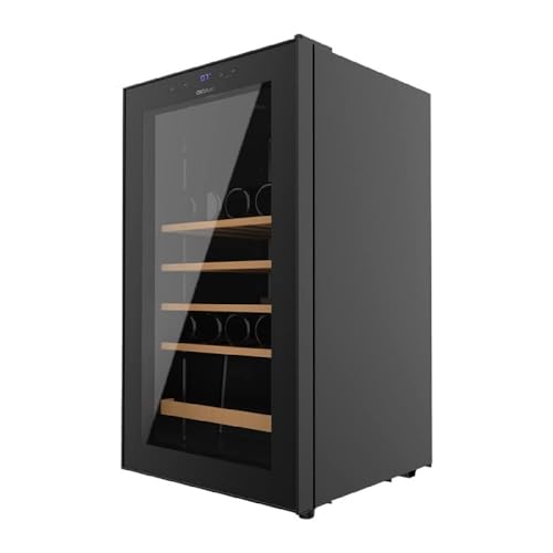 Cecotec Weinkeller Bolero GrandSommelier 36000 Schwarz, 95 Liter, einstellbare Temperatur, Kompressor-System, Touch-Bedienfeld, leise, LED-Innenbeleuchtung von Cecotec