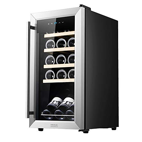 Cecotec Weinkühlschrank GrandSommelier 15000 Inox Compressor. 15 Flaschen mit Kompressor, der eine hohe Leistung garantiert. Einstellbare Temperatur und Touch-Bedienfeld Cecotec Weinkühlschrank GrandSommelier 15000 Inox Compressor. 15 Flaschen mit Kompressor, der eine hohe Leistung garantiert. Einstellbare Temperatur und Touch-Bedienfeld von Cecotec