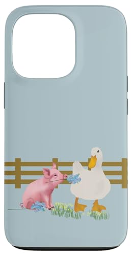 Bauernleben mit Schwein und Ente Hülle für iPhone 13 Pro Bauernleben mit Schwein und Ente Hülle für iPhone 13 Pro von Cedar Rue
