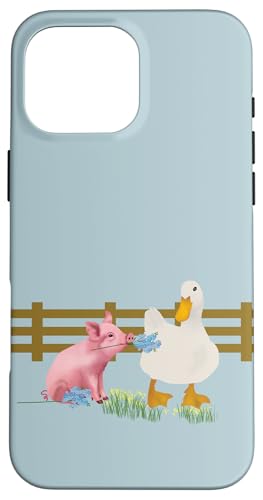 Bauernleben mit Schwein und Ente Hülle für iPhone 16 Pro Max Bauernleben mit Schwein und Ente Hülle für iPhone 16 Pro Max von Cedar Rue