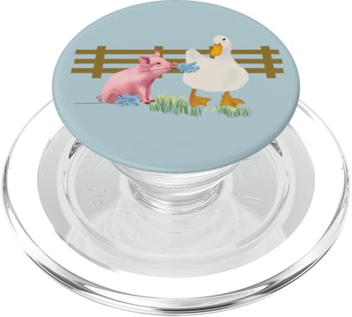 Bauernleben mit Schwein und Ente PopSockets PopGrip für MagSafe Bauernleben mit Schwein und Ente PopSockets PopGrip für MagSafe von Cedar Rue