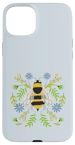 Boho Biene und Blumen Hülle für iPhone 15 Plus von Cedar Rue