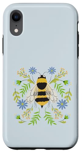 Boho Biene und Blumen Hülle für iPhone XR von Cedar Rue