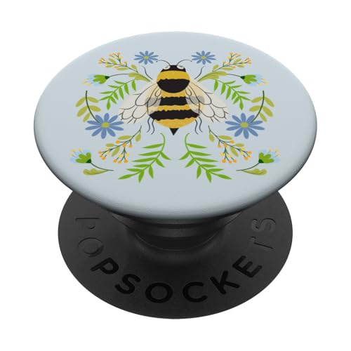 Boho Biene und Blumen PopSockets Klebender PopGrip Boho Biene und Blumen PopSockets Klebender PopGrip von Cedar Rue