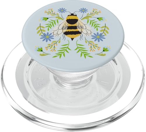 Boho Biene und Blumen PopSockets PopGrip für MagSafe Boho Biene und Blumen PopSockets PopGrip für MagSafe von Cedar Rue