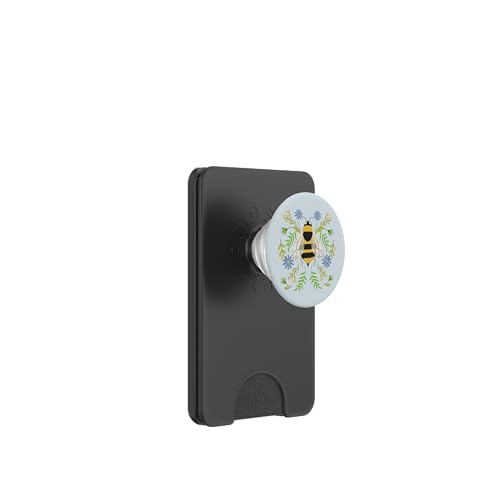 Boho Biene und Blumen PopSockets PopWallet für MagSafe Boho Biene und Blumen PopSockets PopWallet für MagSafe von Cedar Rue