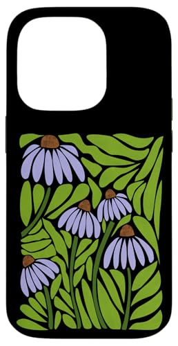 Boho Lila Kegel Blumen Hülle für iPhone 14 Pro von Cedar Rue