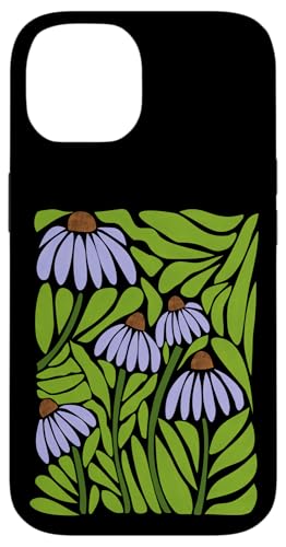 Boho Lila Kegel Blumen Hülle für iPhone 14 von Cedar Rue
