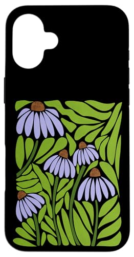 Boho Lila Kegel Blumen Hülle für iPhone 16 Plus von Cedar Rue