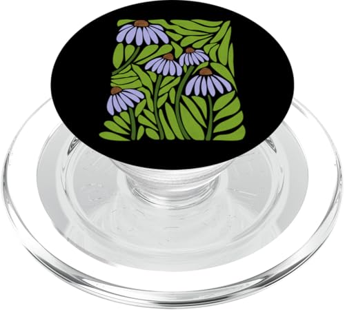 Boho Lila Kegel Blumen PopSockets PopGrip für MagSafe Boho Lila Kegel Blumen PopSockets PopGrip für MagSafe von Cedar Rue