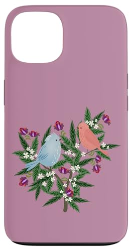 Boho Vögel und Blumen Hülle für iPhone 13 Boho Vögel und Blumen Hülle für iPhone 13 von Cedar Rue