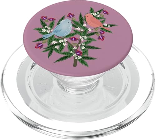 Boho Vögel und Blumen PopSockets PopGrip für MagSafe Boho Vögel und Blumen PopSockets PopGrip für MagSafe von Cedar Rue