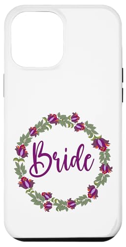 Brautkranz mit Blumen und Blättern Hülle für iPhone 12 Pro Max von Cedar Rue