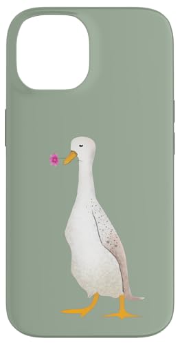 Ente hält eine Blume Hülle für iPhone 14 Ente hält eine Blume Hülle für iPhone 14 von Cedar Rue