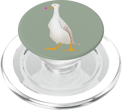 Ente hält eine Blume PopSockets PopGrip für MagSafe Ente hält eine Blume PopSockets PopGrip für MagSafe von Cedar Rue