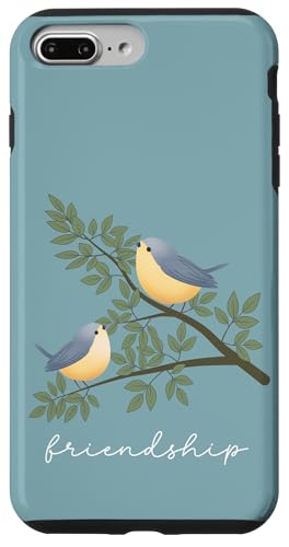 Freundschaft Zwei Vögel auf einem Ast weißer Text Hülle für iPhone 7 Plus/8 Plus Freundschaft Zwei Vögel auf einem Ast weißer Text Hülle für iPhone 7 Plus/8 Plus von Cedar Rue