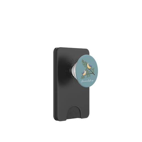 Freundschaft Zwei Vögel auf einem Ast weißer Text PopSockets PopWallet für MagSafe Freundschaft Zwei Vögel auf einem Ast weißer Text PopSockets PopWallet für MagSafe von Cedar Rue