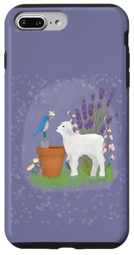 Garten mit Schaf und Vogel Hülle für iPhone 7 Plus/8 Plus Garten mit Schaf und Vogel Hülle für iPhone 7 Plus/8 Plus von Cedar Rue