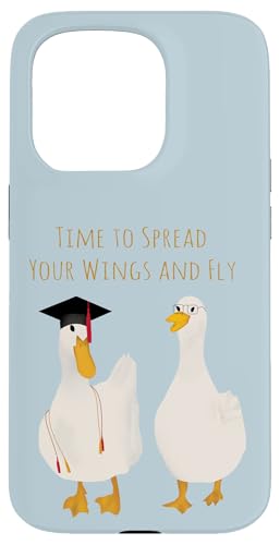 Graduation Enten Spread Your Wings and Fly Hülle für iPhone 15 Pro von Cedar Rue