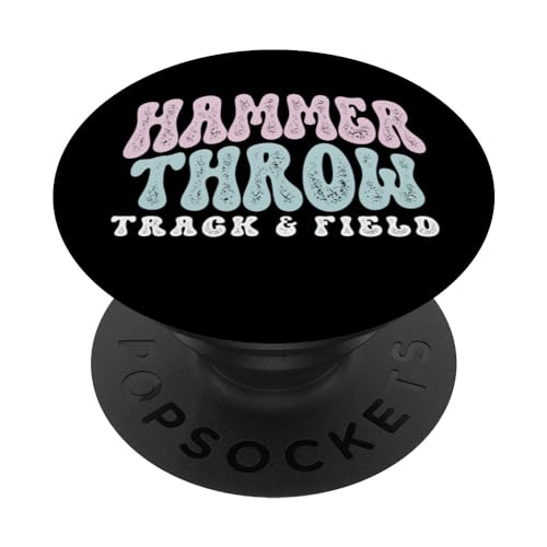 Leichtathletik-Hammer Wurfdistanz wirft Werfer Athlet PopSockets mit austauschbarem PopGrip von Cedar Rue