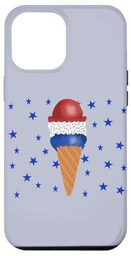 Patriotische Eistüte mit Sternen Hülle für iPhone 12 Pro Max von Cedar Rue