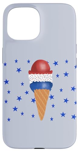 Patriotische Eistüte mit Sternen Hülle für iPhone 15 Patriotische Eistüte mit Sternen Hülle für iPhone 15 von Cedar Rue