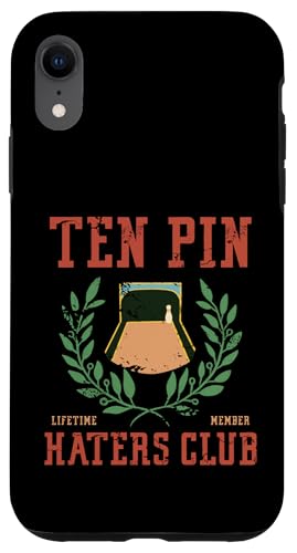 Ten Pin Haters Club Bowlingbahn Strike Spare Retro Hülle für iPhone XR Ten Pin Haters Club Bowlingbahn Strike Spare Retro Hülle für iPhone XR von Cedar Rue